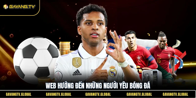 Web hướng đến những người yêu bóng đá